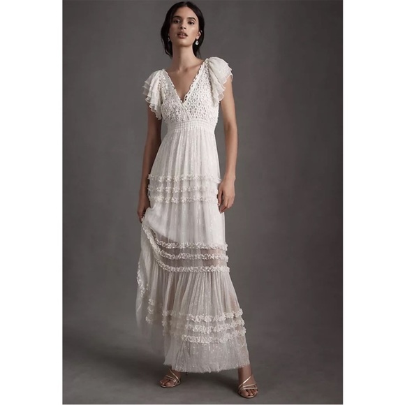 Free People Dresses & Skirts - BHLDN x Free People Sage Maxi dress limited edition